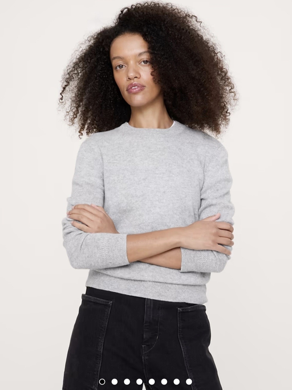 Banana Republic Lightweight Cashmere Crewneck Sweater XS $160
